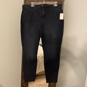 NYDJ dark wash skinny jeans